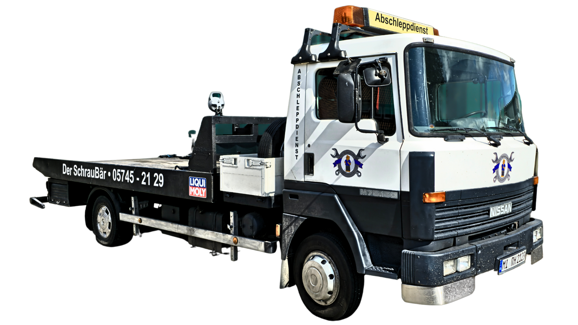 Unser Abschleppfahrzeug